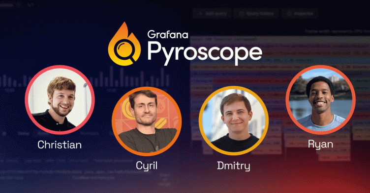 Meet the minds behind Grafana Pyroscope: Christian, Cyril, Dmitry, and Ryan