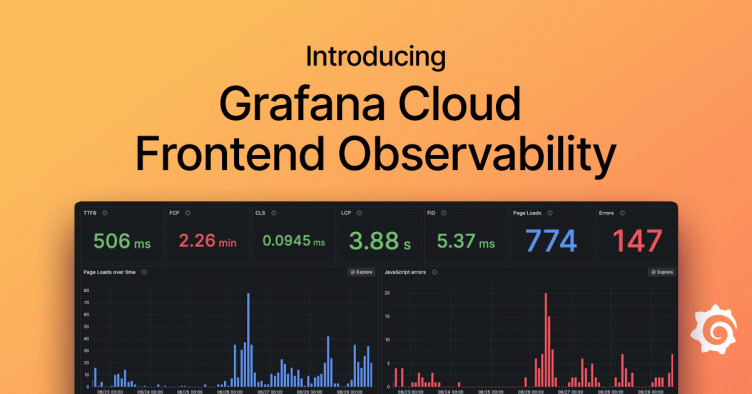 Real user monitoring in Grafana Cloud: Get frontend error tracking, faster root cause analysis, and more
