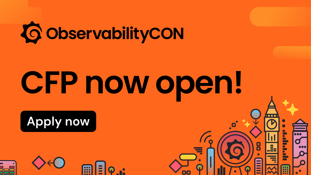 An image for the ObservabilityCON 2024 CFP.