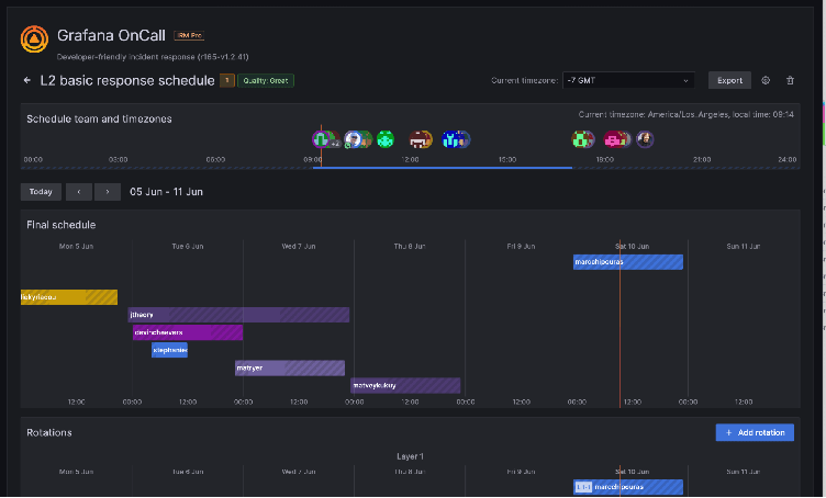 A better Grafana OnCall: web-based scheduling, mobile app, email support