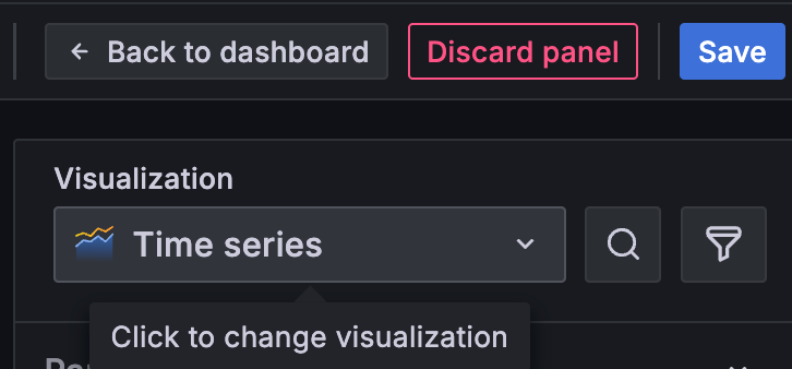 Visualization selector