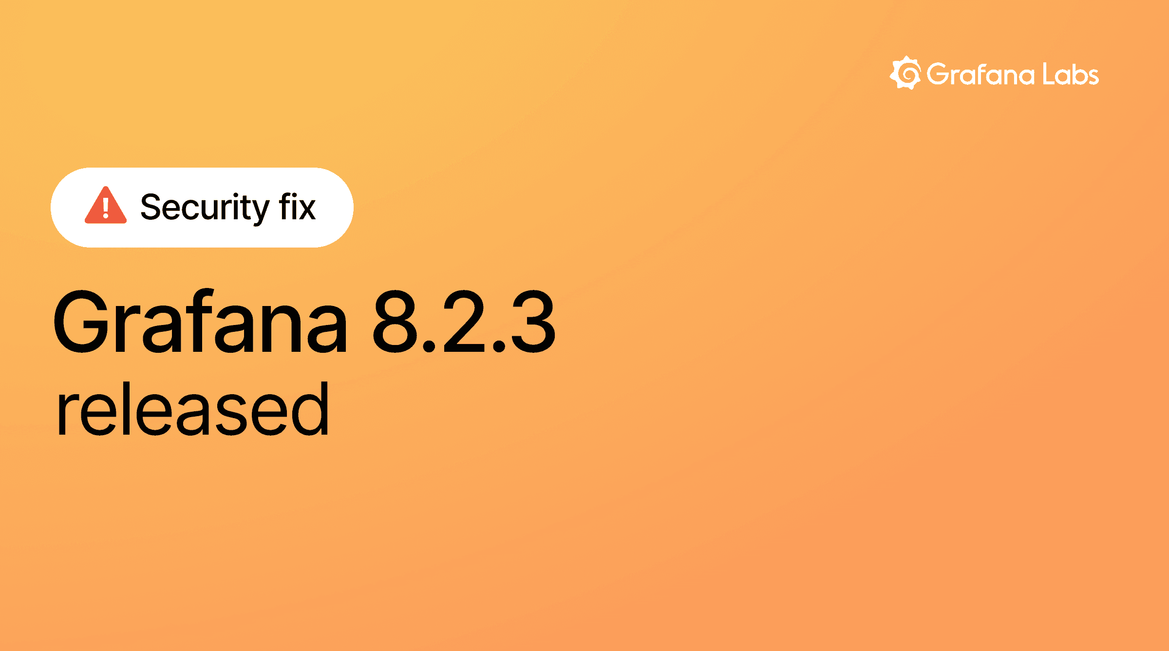 Grafana 8.2.3 released with medium severity security fix: CVE-2021-41174 Grafana XSS