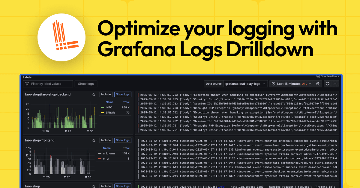 How to pair Grafana Drilldown with Loki for faster logging insights