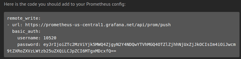 Code for Prometheus Config Code for Prometheus Config