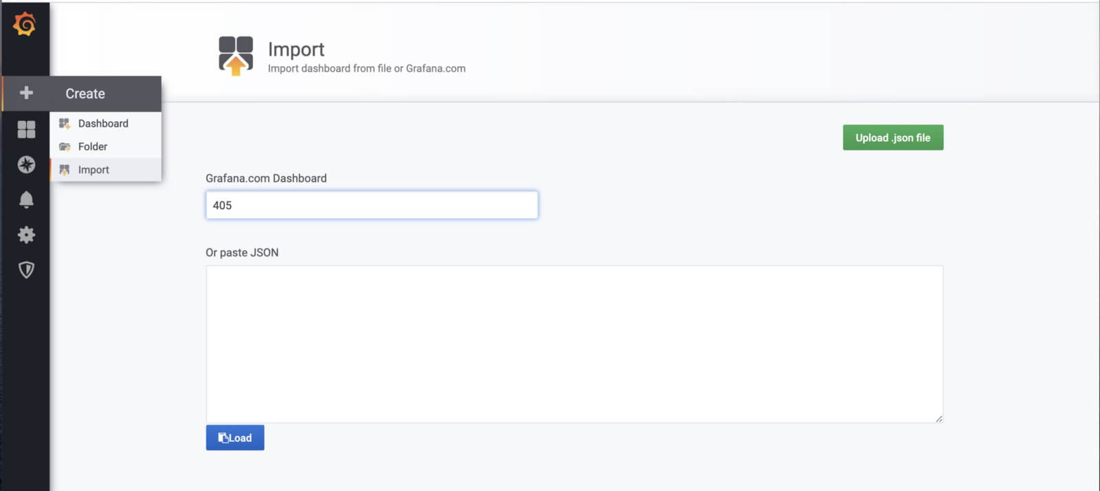 Import the Node Exporter Server Metrics Dashboard Import the Node Exporter Server Metrics Dashboard