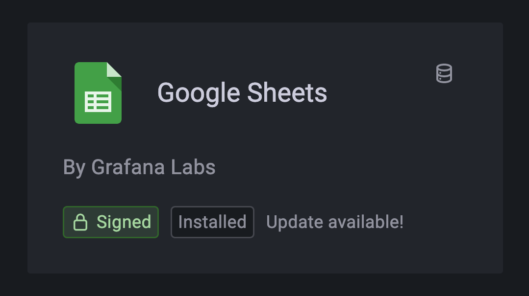 Grafana 8.5: plugin update notification Grafana 8.5: plugin update notification