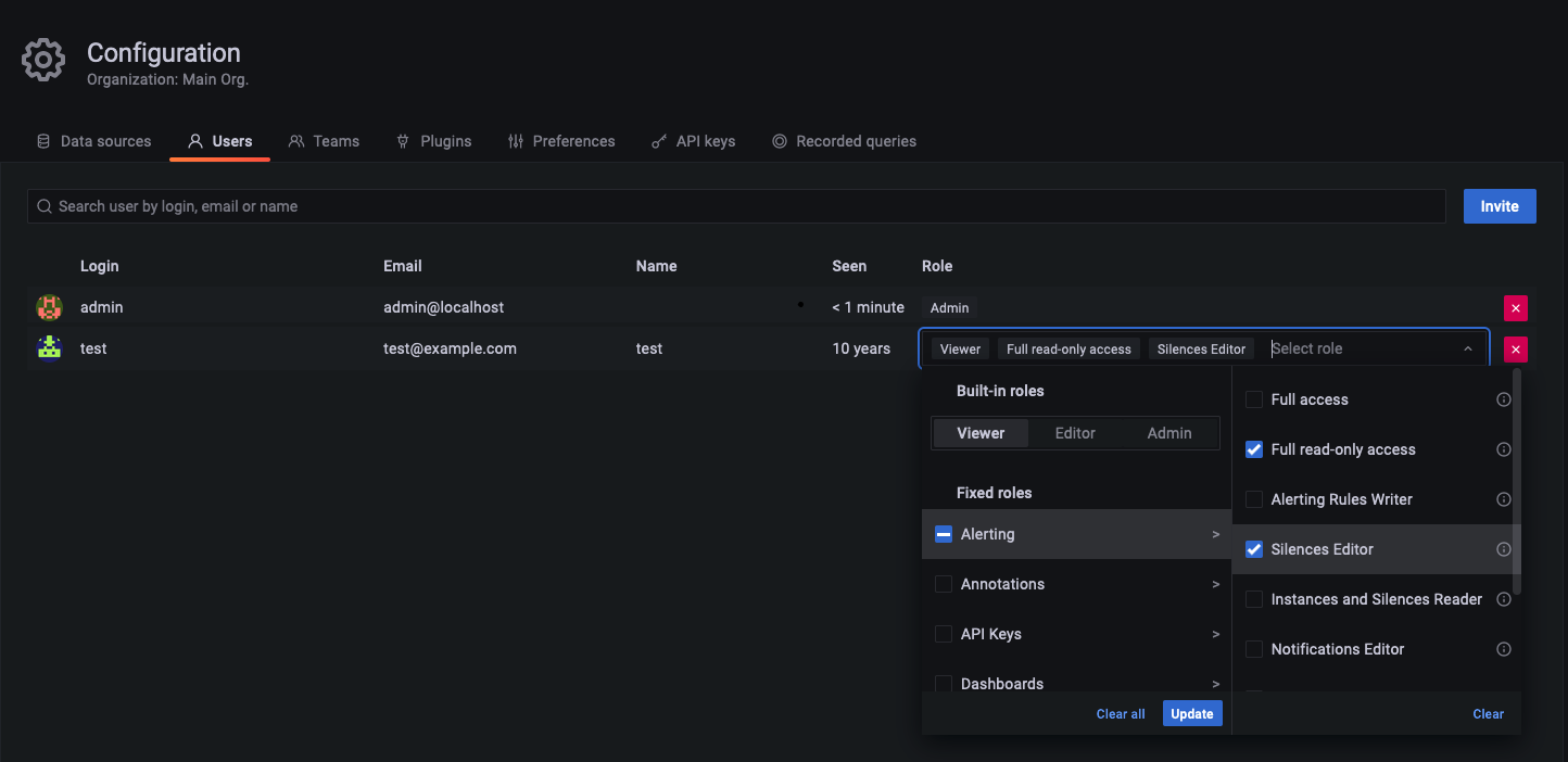 Grafana 8.5: RBAC alerting Grafana 8.5: RBAC alerting