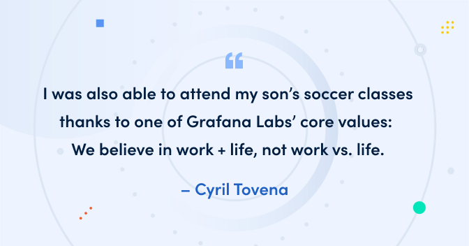 How Grafana Labs' remote-first culture allows me to put family first