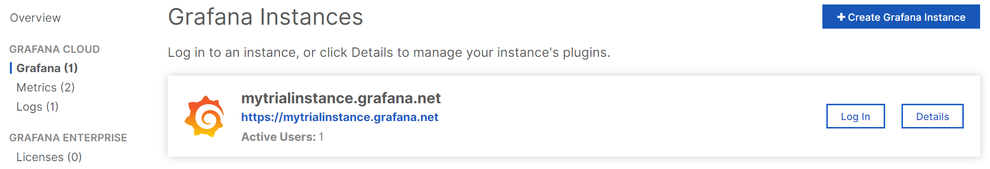 Go to Grafana Go to Grafana