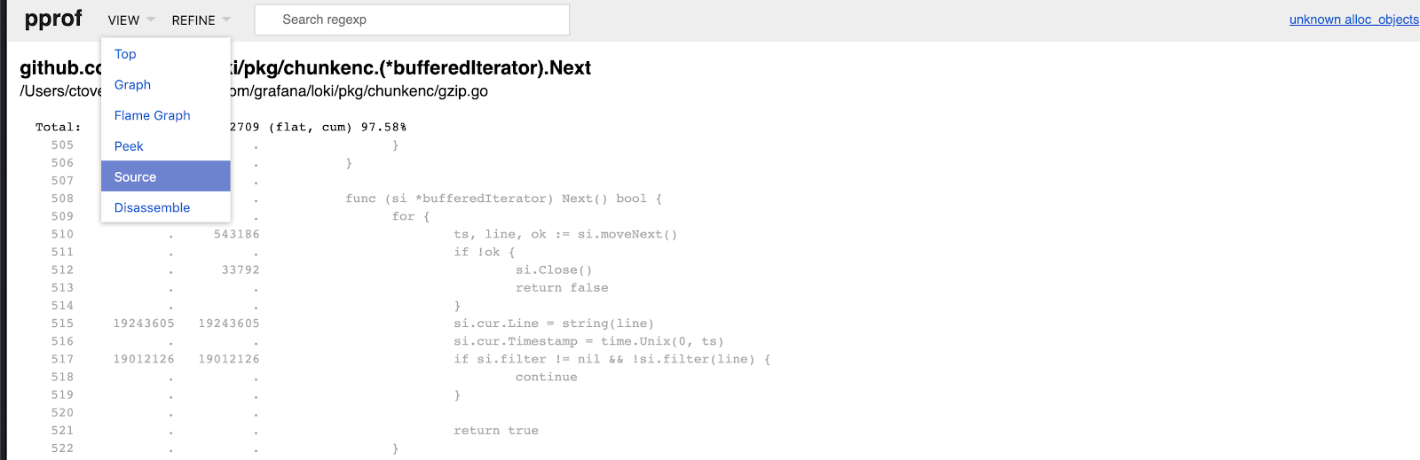 Allocation Source Allocation Source
