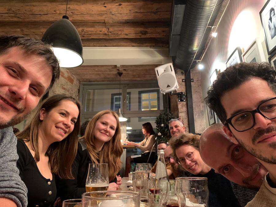 Mentors at dinner Mentors at dinner