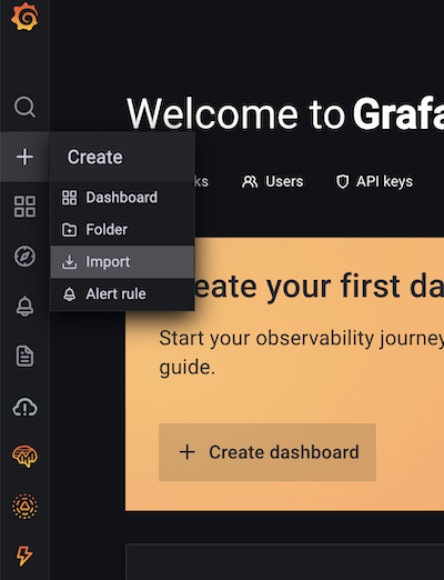 Directions for importing node exporter dashboard in Grafana Cloud Directions for importing node exporter dashboard in Grafana Cloud