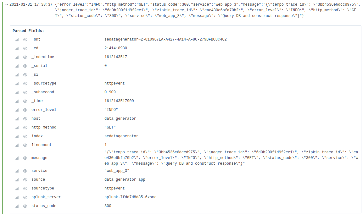 Trace IDs with Splunk enterprise plugin. Trace IDs with Splunk enterprise plugin.
