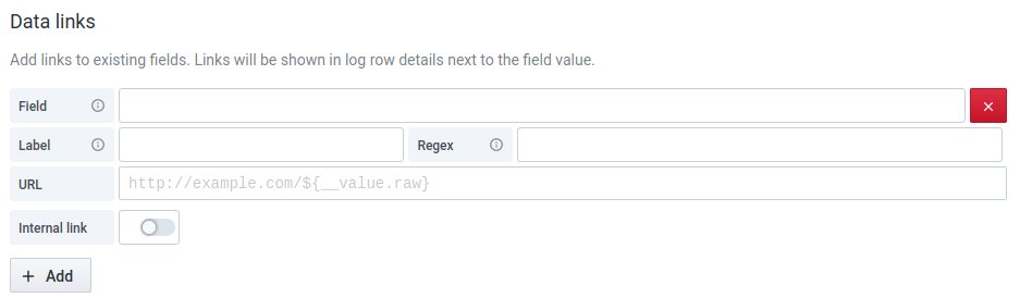 Add data links with Splunk enterprise plugin. Add data links with Splunk enterprise plugin.