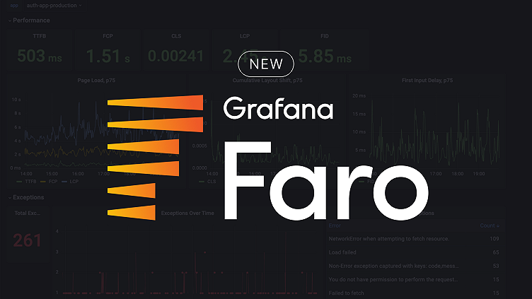 Introducing Grafana Faro, an open source project for frontend application observability