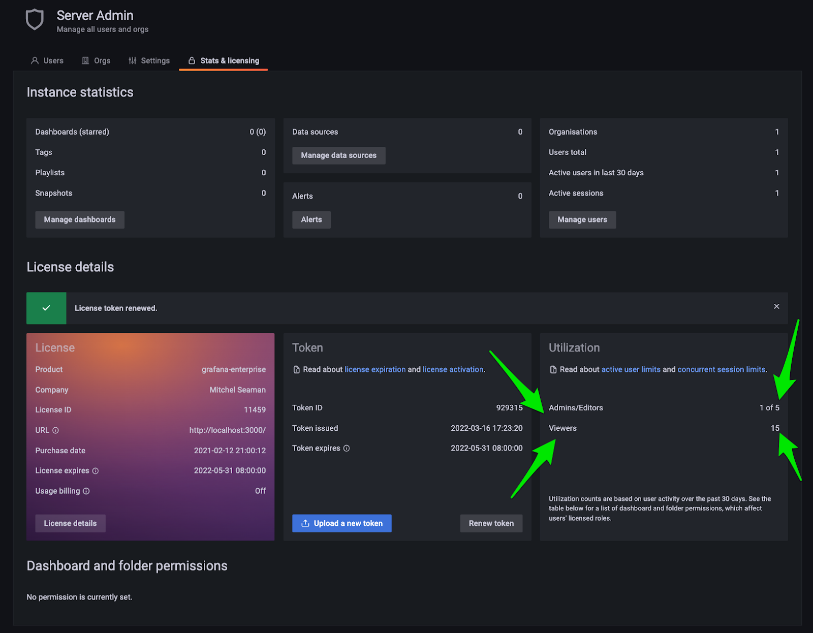 Separate license Separate license