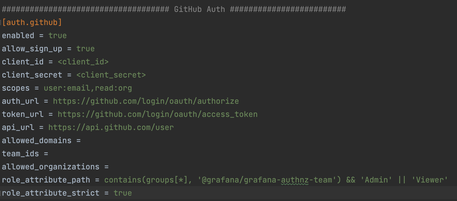 Configuring GitHub OAuth2 authentication with role mapping Configuring GitHub OAuth2 authentication with role mapping