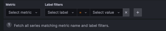 Metric and label filters Metric and label filters