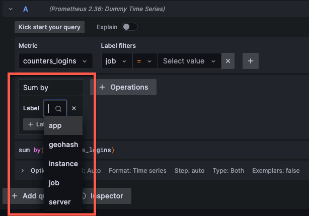 Functions and labels Functions and labels